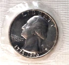 US MINT CELLO WRAP 1976S SILVER BICENTENNIAL QUARTER