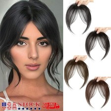 4-Color Bangs Hair Clip in Bangs Fringe with Temples Hairpieces Women Hair Bangs