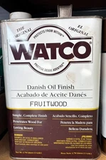 WATCO DANISH OIL FINISH FRUITWOOD GALLON