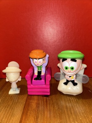 The Fairly odd Parents Burger King 2003 Vicky & Cosmo RARE - HAPPY MEAL TOY