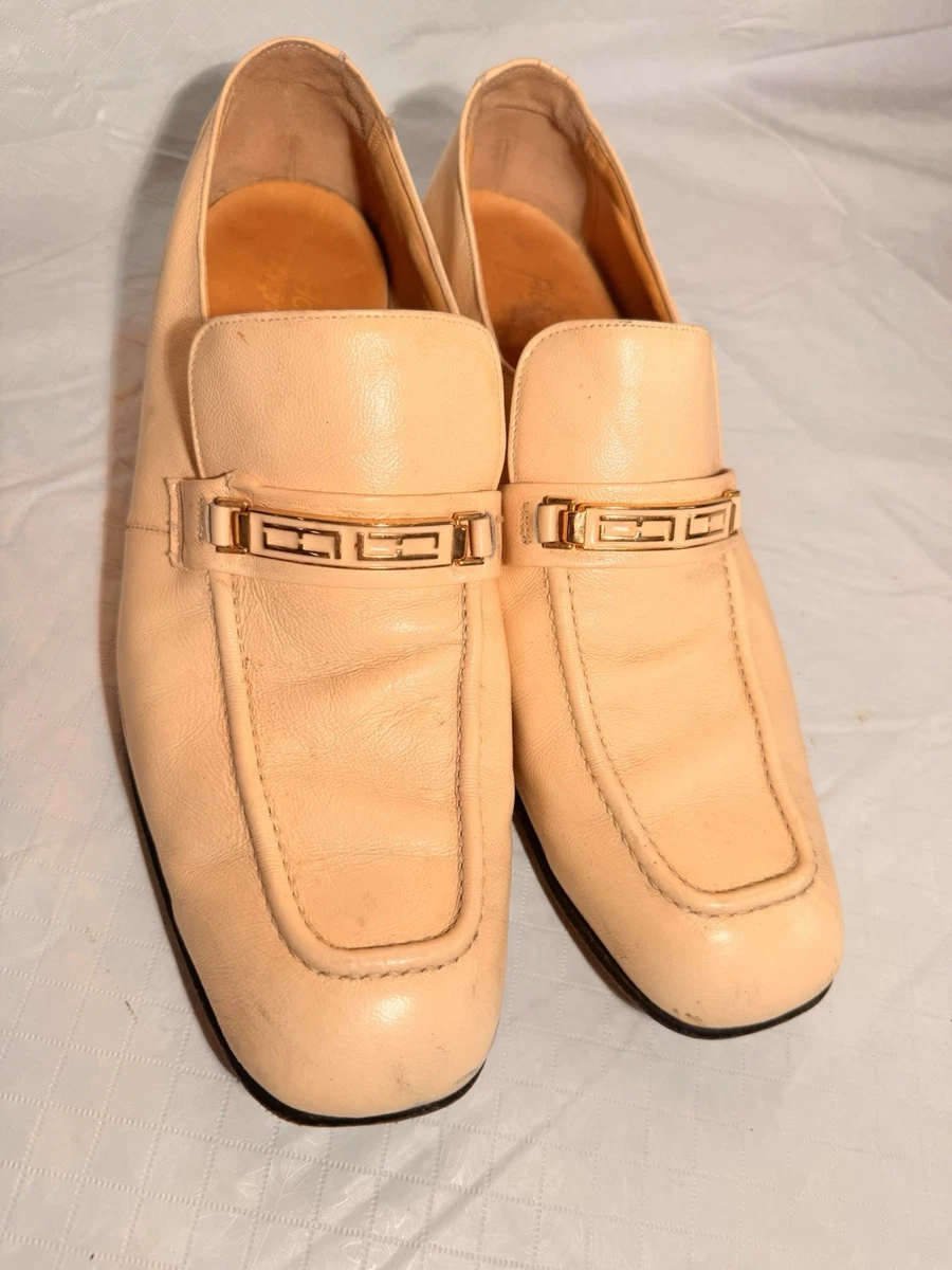 Beige Leather Upper Florsheim Dress Shoes for Men for sale 
