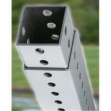 Dogipot 1301-P Steel Telescopic Square Mounting Post - 4-8 Ft. Height