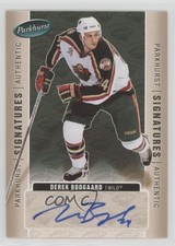 2005-06 Parkhurst Signatures Derek Boogaard #DE Auto 2o7