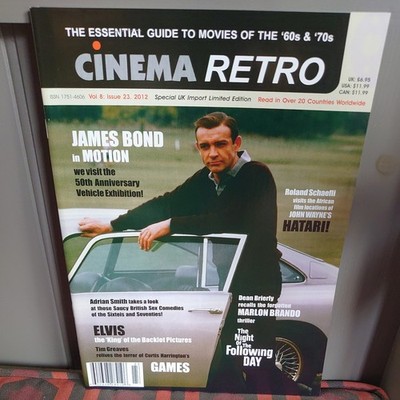 Cinema Retro Magazine Vol 8 Issue # 23 New Excellent Condition Bond In Motion 