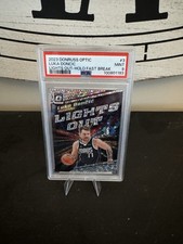 2023-24 Donruss Optic Lights Out Holo Fast Break #3 Luka Doncic A49 087