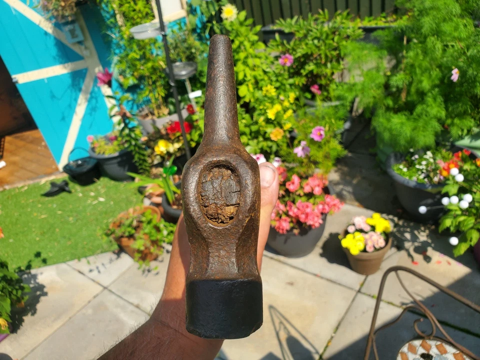 Old Blacksmiths Hammer. - Image 4 of 4