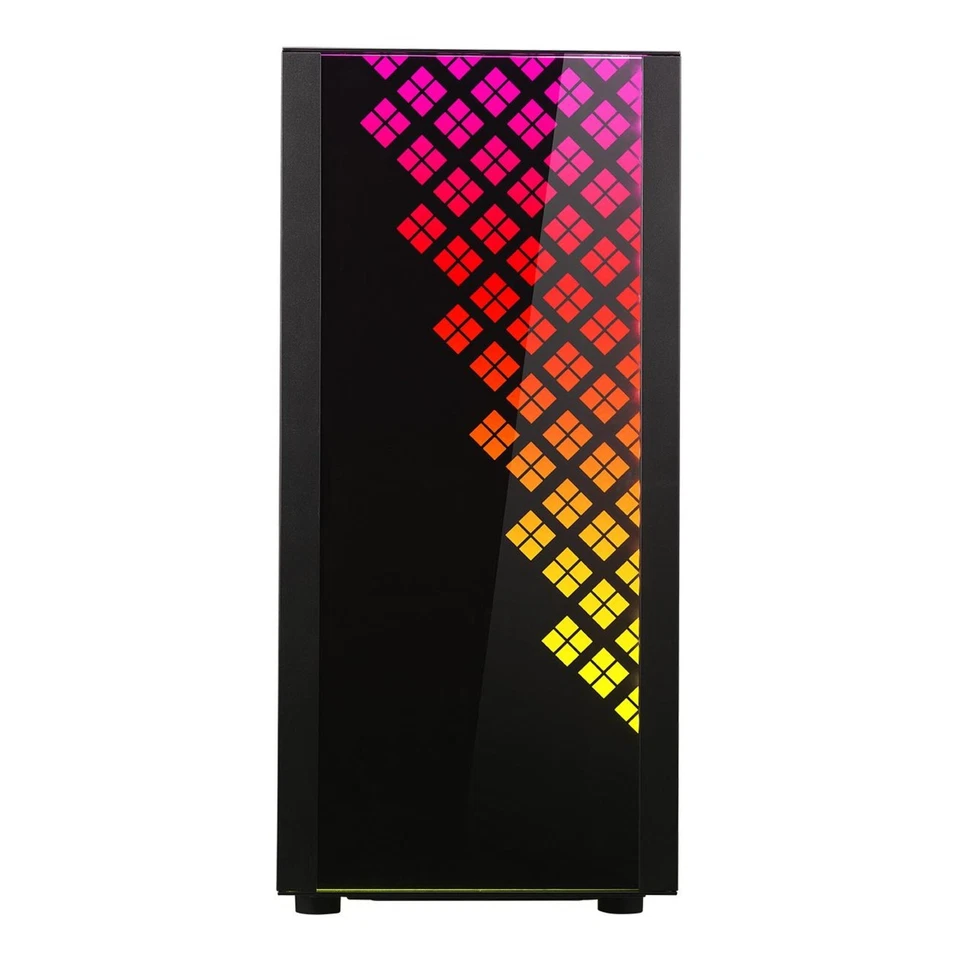 BitFenix Case PC Dawn TG Nero con Vetro Temperato e 7 Slot Espansivi - Immagine 2 di 4