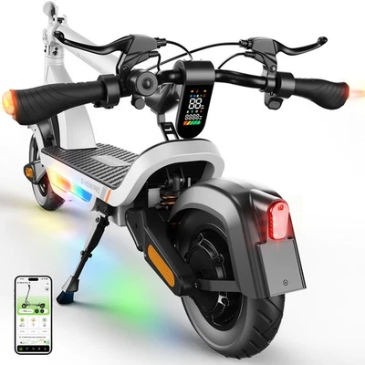 Electric Scooter Adults 1000W 38Miles Long Range 28MPH Folding E-Scooter w/ APP - Image 1 of 4