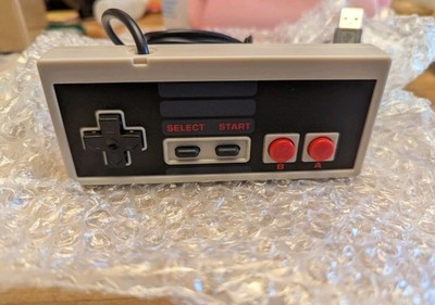 2 Pack NES USB Wired Controller Retro Gamepad PC Mac Raspberry Pi Emulators