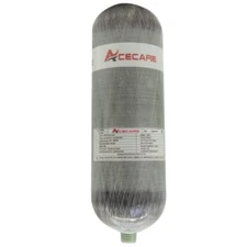 Acecare 9L CE PCP Air Tank 300bar Carbon Fiber Paintball Tank M18*1.5