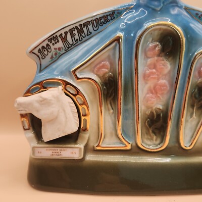 Vintage Jim Beam 100th Kentucky Derby Churchill Downs Decanter