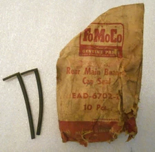 Vintage Old NOS Ford Rear Main Bearing Rubber Cap Seals EAD-6702-B