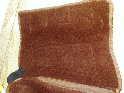 ~NEW~ Womens Brown Oilskin Boot Fleece Sheepskin Winter Gaiters Leggings Saddle