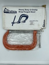 Gibraltar C-Clamp 8  Max Opening 3-1/4  Throat Depth Heavy-Duty Forged Steel NEW