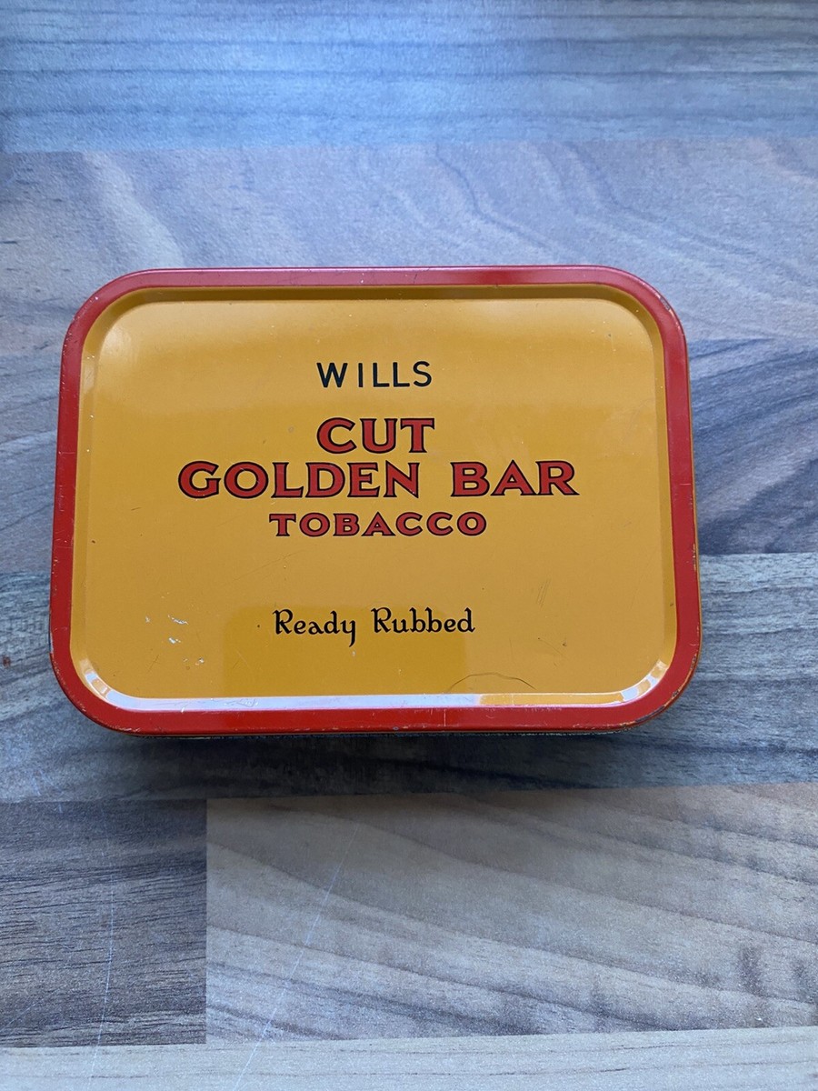 wills cut golden bar tobacco tin Wills Cut Golden Bar Tobacco Tin vintage Ready Rubbed Tobacco wills cut golden bar tobacco tin Wills Cut Golden Bar Tobacco Tin vintage Ready Rubbed Tobacco