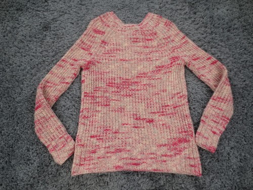 American Eagle Sweater Womens Small Pink Heather Acrylic Wool Knit Jegging * - Picture 11 of 11