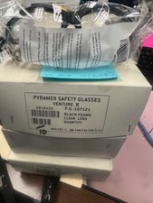PYRAMEX VENTURE II SAFETY GLASSES CLEAR LENS WORK EYEWEAR SB1810S Z87 10 PAIR