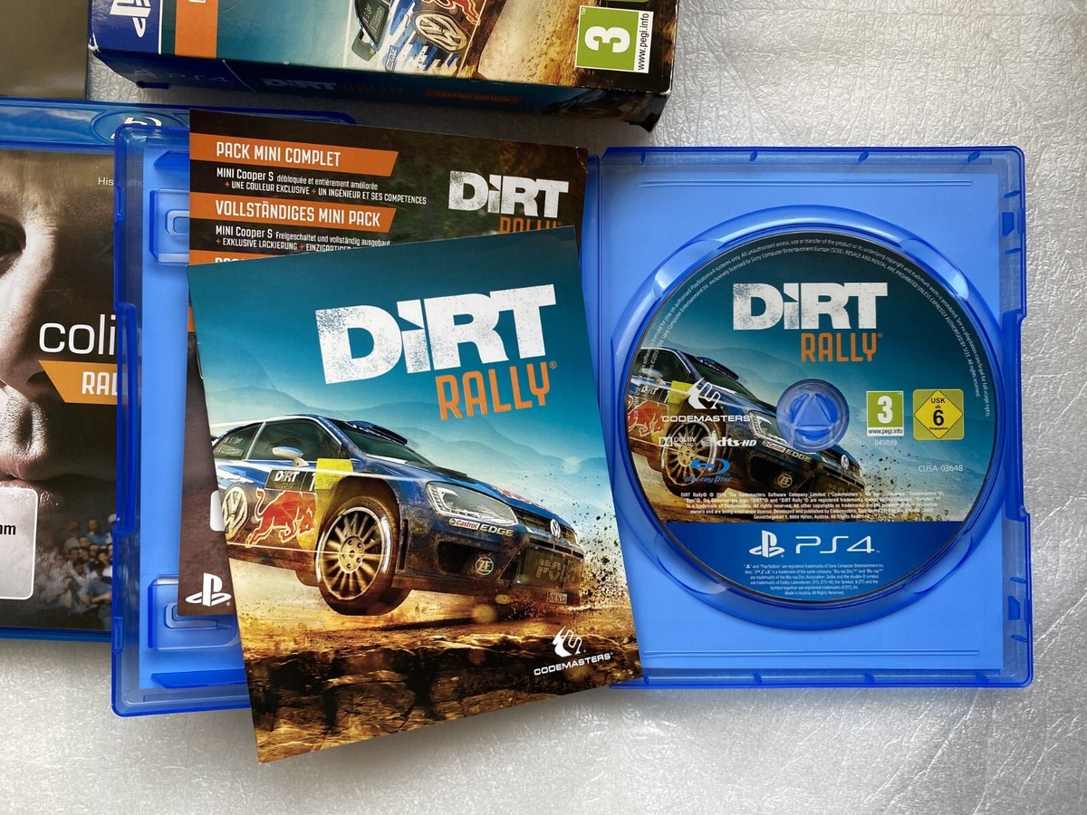 Dirt Rally Legend Edition PS4/PS5 with Steelbook Case Dirt Rally