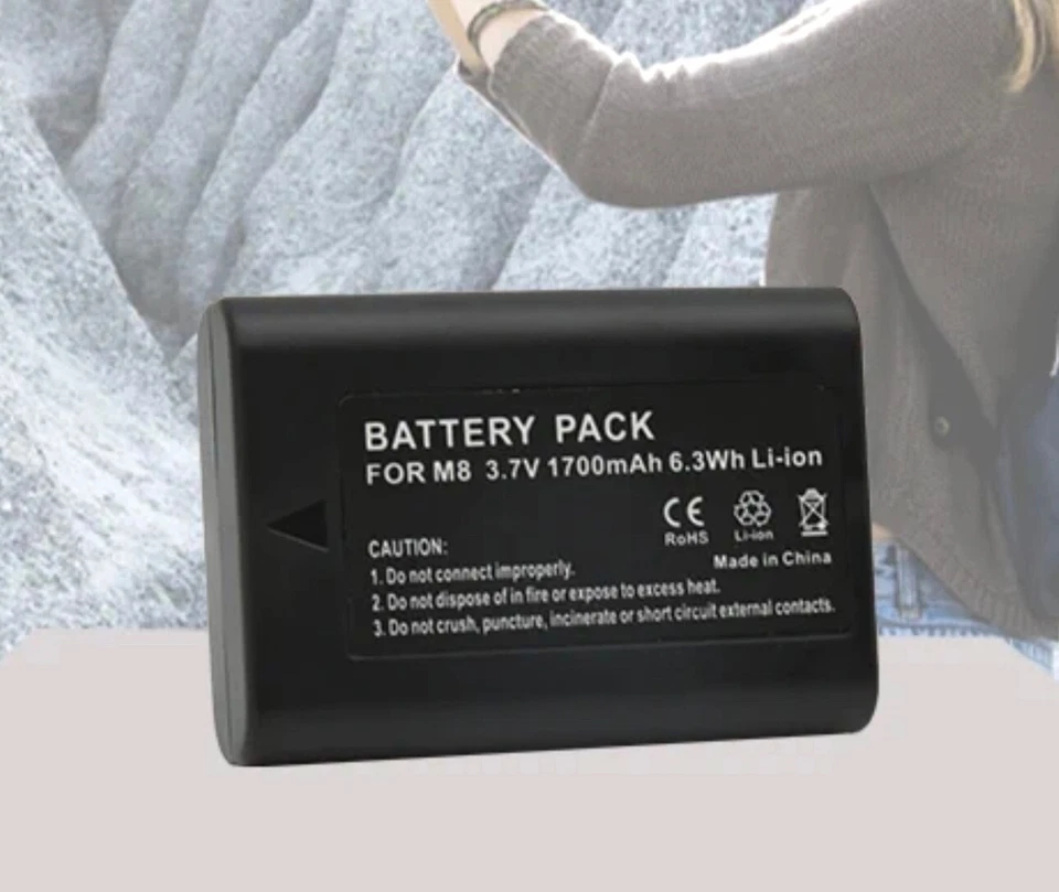 Batería Premium Cell 1700mAh para Leica M8, M8.2, M9 14464Protección totalmente decodificada Foto 2 de 4