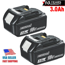 2PACK 3.0Ah For Makita BL1815 BL1820 BL1830 18V LXT Lithium-Ion Cordless Battery