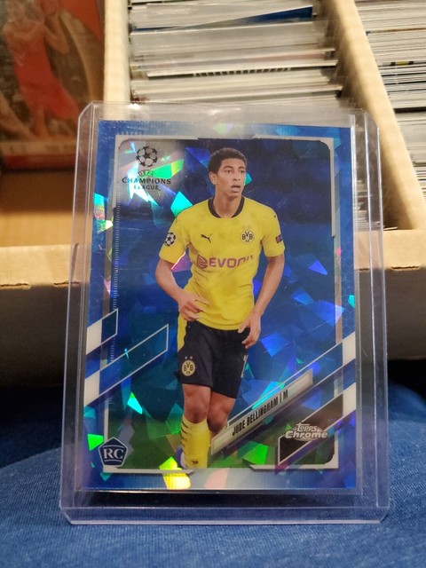 2020-21 Topps Chrome UCL Sapphire Jude Bellingham Rookie RC #68 Blue Base