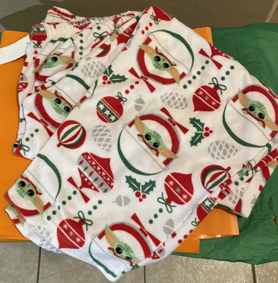 Baby yoda christmas pajama pants new arrivals