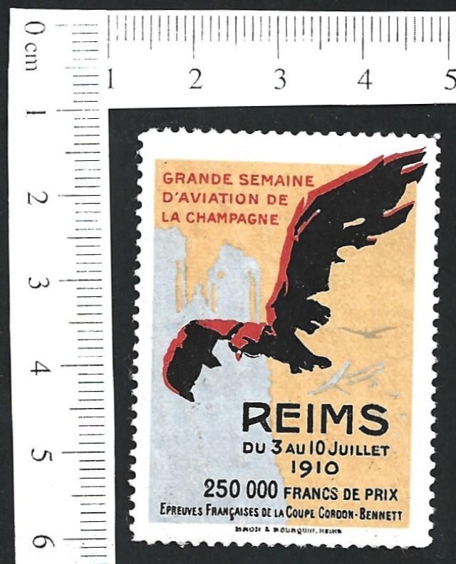 AVIATION - France 1910 Great Aviation Week of Champagne, Reims