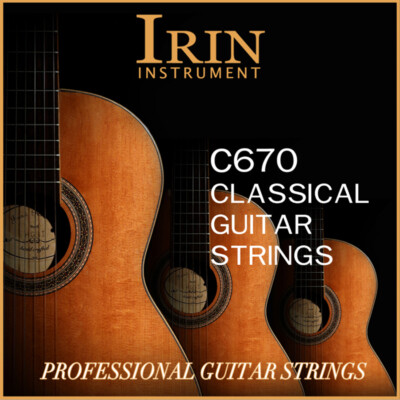 IRIN C670 Acoustic Classical Guitar Strings Nylon Silver Plated Copper U2O4