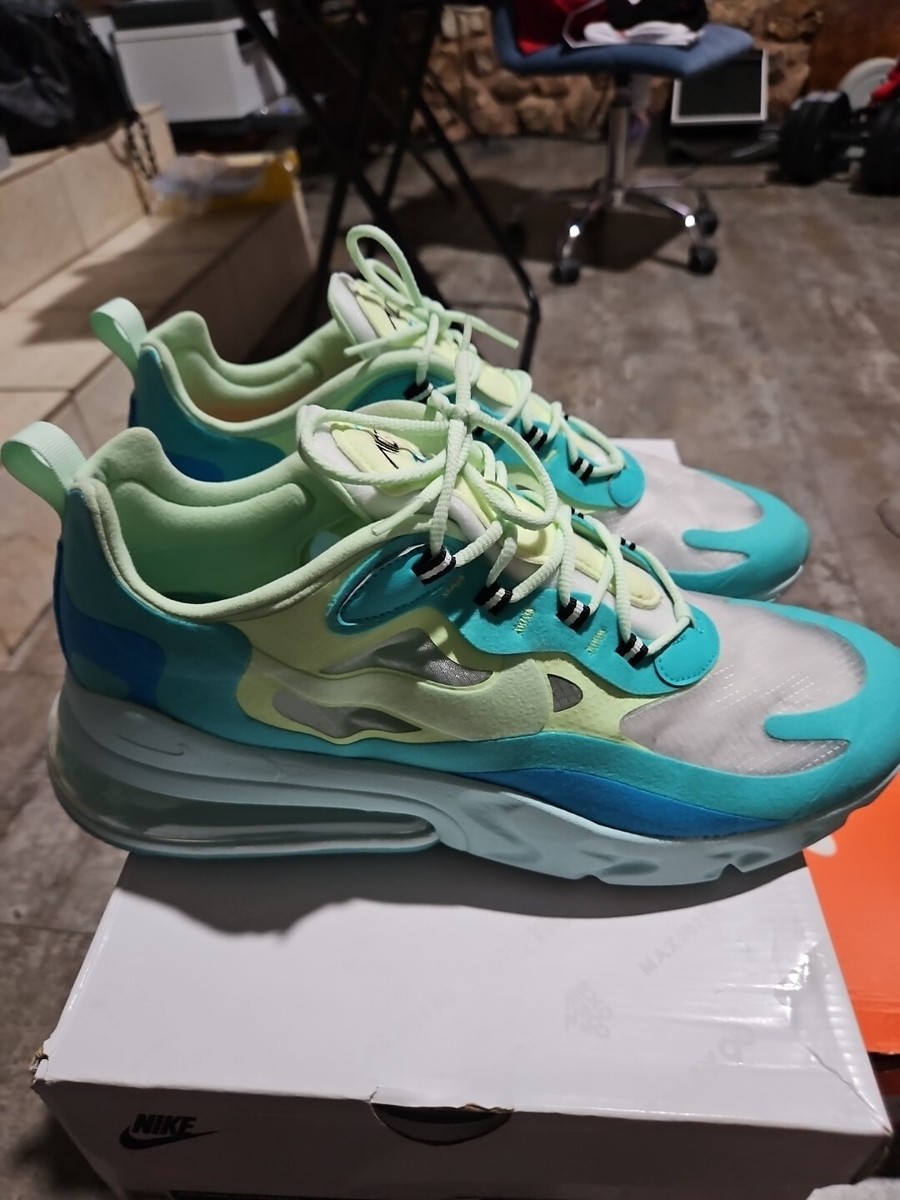 Green 27 React Psychedelic Size 13 Nike Air Max 270 React