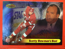 NICKLAS LIDSTROM  1998-99 Bowman's Best Scotty Bowman' Best #SB4 HOF