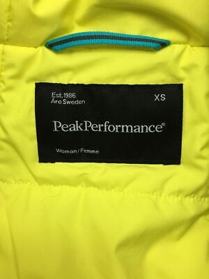 Peak Performance Winter Sportswear G26237018 Wear XS Yellow Peak Performance Winter Sportswear G26237018 Wear XS Yellow