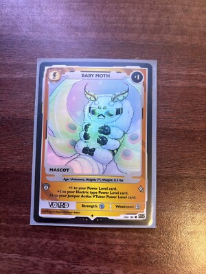 Gamersupps VCARD Rising Stars First Edition Holo Maskottchen Baby Motte 154/190