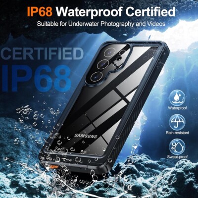 Waterproof Case For Samsung Galaxy S25 Ultra/S25+ Shockproof Heavy Duty Cover