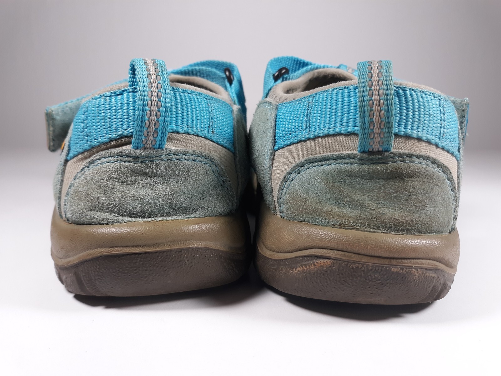 Scarpe da acqua Keen Newport H2 grandi bambini taglia 3 sandali blu acqua USA