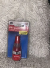 COSCO 2000PLUS® Self-Inking Refill Ink, Red, 0.9 oz. Bottle 039956329606