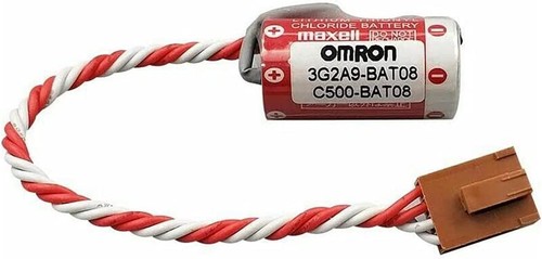 6 Pcs 1600mAh ER17/33 2/3A 3.6V PLC Battery with Brown Plug Connector for Omron - Picture 2 of 3