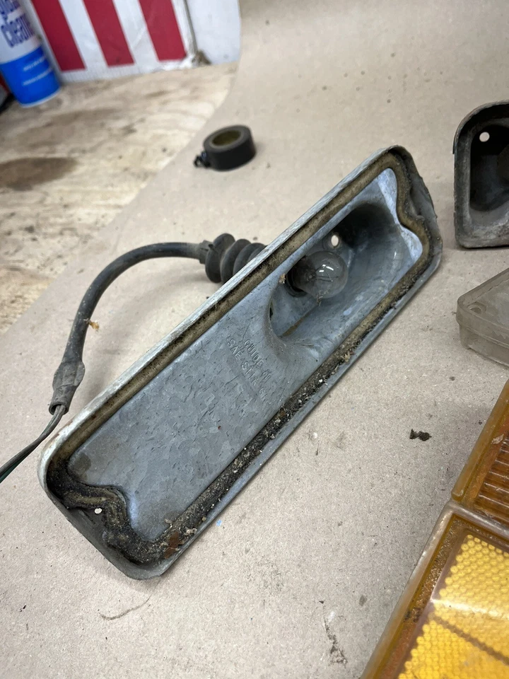 1967 1968 1970 1972 雪佛兰 GMC C10 K10 尾灯琥珀标记灯混合套装! — 第 2/4 张图片