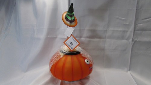 NUEVO Departamento del Departamento 56 Calabaza Votivo Portavelas Sombrero de Bruja Halloween Plástico - Imagen 5 de 11