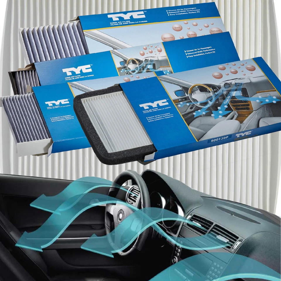 TYC Replacement Cabin Air Filter For Mercedes-Benz CLK63 AMG, CLK350,CLK500 - Image 4 of 4