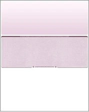 1000 Blank Check Stock Paper - Check in Middle - Burgundy Diamond