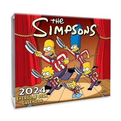 2024 Desk Calendar The Simpsons Page-A-Day Block Official Product 