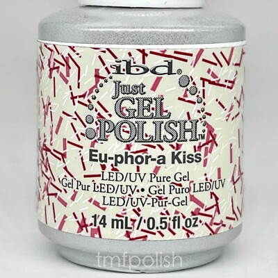 Brand New IBD Just Gel Nail Polish - Eu-phor-a Kiss - Full Size