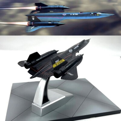 1:144 Druckguss Militärmodell NASA Lockheed SR-71 Blackbird Spy Plane Flugzeug