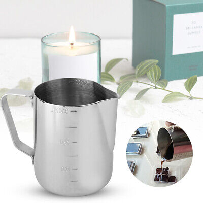 Stainless Steel Candle Wax Melting Pouring Cup Candle Making Pot Cup 350ML  FFG