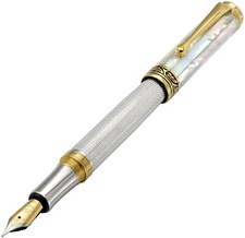 Xezo Maestro 925 Sterling Silver/White MOP Fi...