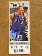 2011 DALLAS MAVERICKS WESTERN CONFERENCE FULL TICKET (SERIES CLINCHER)