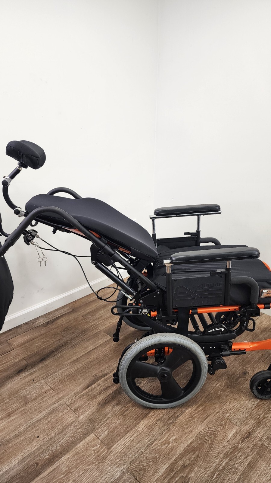 Quickie Iris TiltInSpace Manual Transport Rehab Wheelchair Jay