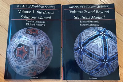 The Art of Problem Solving Vol. 1 Basics And Vol. 2. Beyond Solutions Manual Set