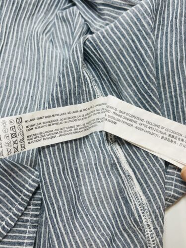 Zara Woman Embroidered Striped Jacket Short Shirt Tassels Pom Pom Blue Boho Sz S - Picture 19 of 21