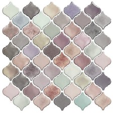 Pink Arabesque Peel And Stick Tile 12 x12 Selfadhesive Kitchen Backsplash Stick